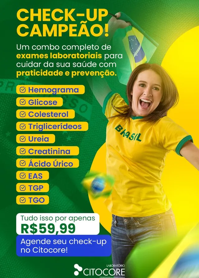 Campanha Check-up Campeão · saúde