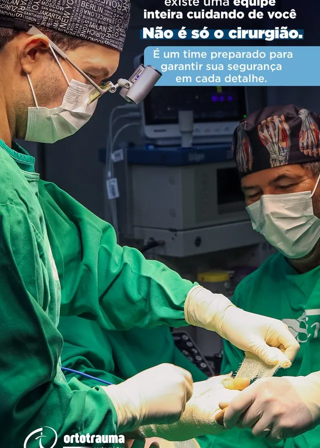 Campanha institucional · Ortotrauma Centro Médico