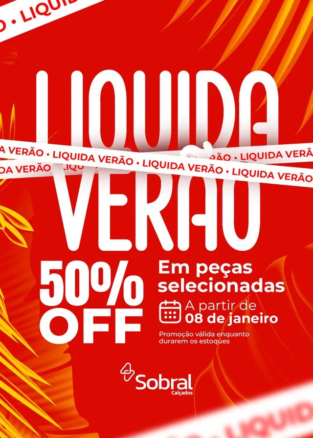 Campanha Liquida Verão · Sobral Calçados