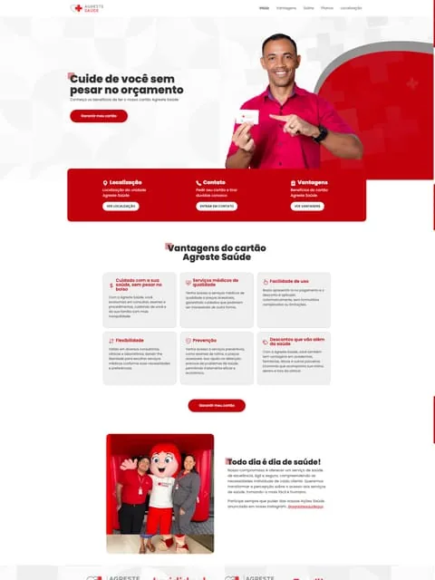 Prévia do site Agreste Saúde