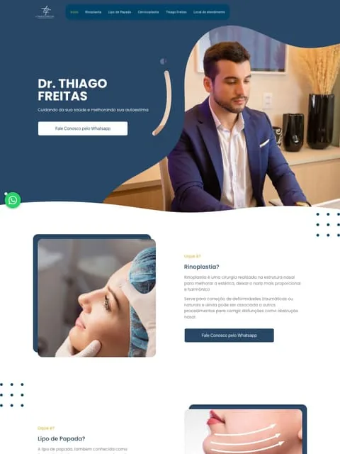 Prévia do site Dr. Thiago Freitas