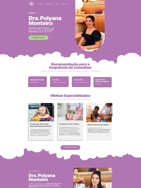 Prévia do site Dra Polyana Monteiro