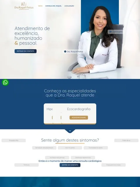 Prévia do site Dra. Raquel Freitas