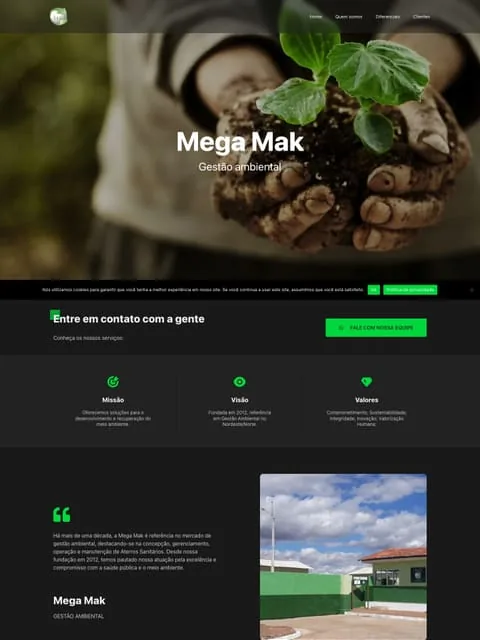 Prévia do site Mega Gestão Ambiental